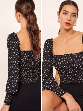 Reformation Pinto Top in Posie
